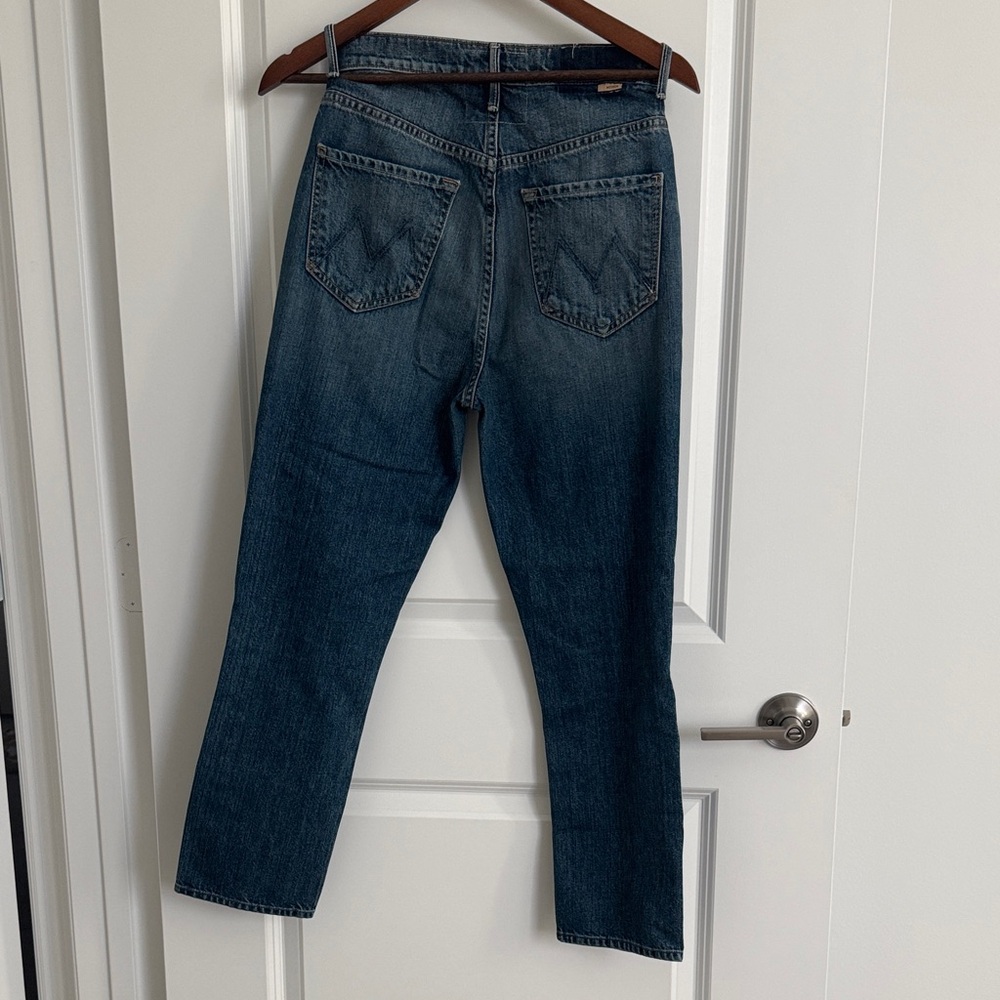 MOTHER Classic Blue Straight Leg Jeans